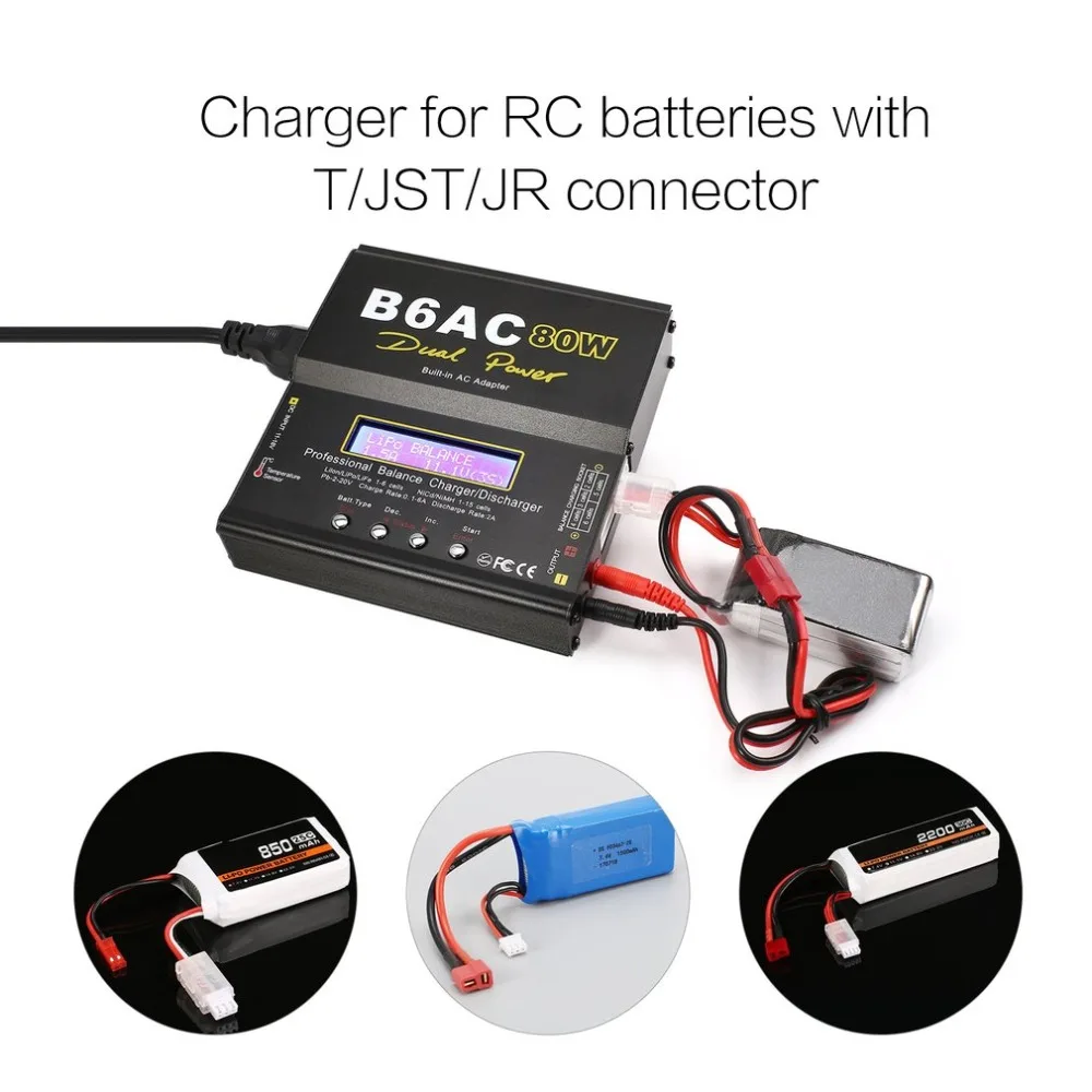 IMAX B6 B6ACC 80 Вт 6A Lipo NiMh Li-Ion Ni-Cd RC зарядное устройство 10 2A разрядное для