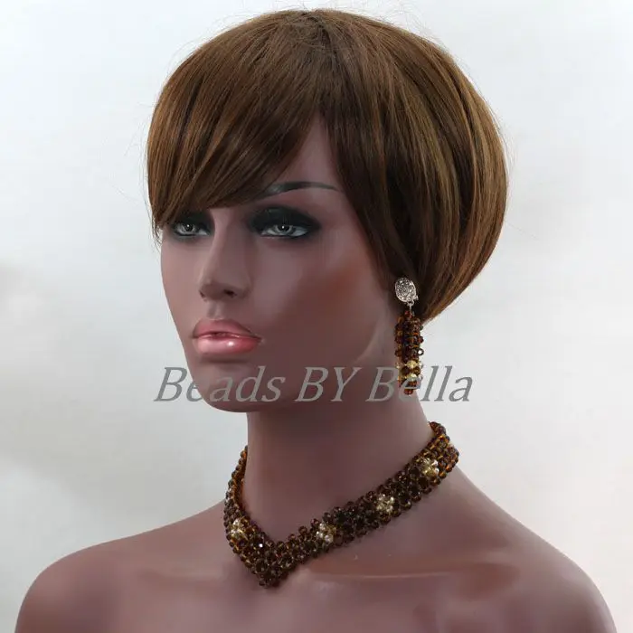 Новинка 2017 умный Свадебный комплект ювелирных изделий из африканских бусин с