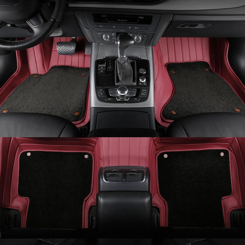 Пользовательские автомобильные коврики для Volkswagen все модели vw passat b5 6 polo golf tiguan