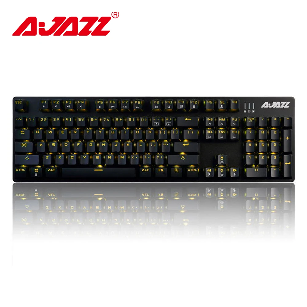 

Ajazz ROBOCOP 104 keys wired mechanical gaming keyboard backlight brown/black/blue/red switches anti-ghosting N-key rollover