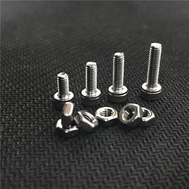 Набор болтов с шестигранной головкой для велосипеда винты 304 из нержавеющей