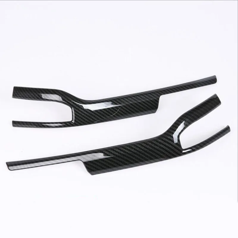 For Hyundai ix35 2018 2PCS ABS Chrome Carbon Fiber Car Side Door Rearview Mirror Protect Strip Cover Trim Styling Accessory | Автомобили и