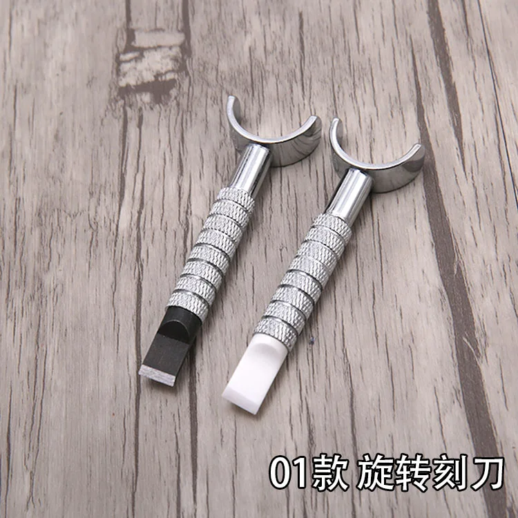 1 шт. регулируемый нож для резьбы по коже DIY из воловьей кожи ручные инструменты