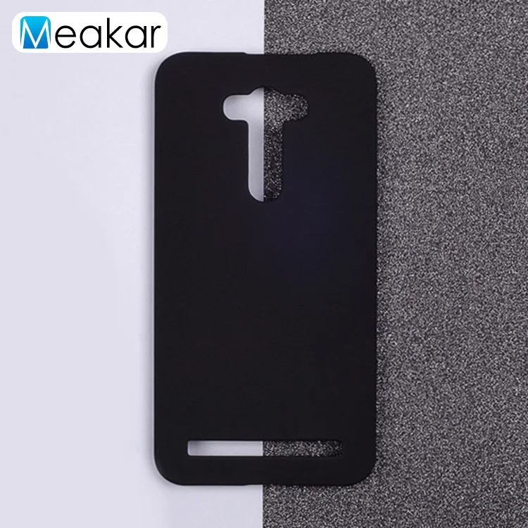 black Матовая Пластик Coque 5.5For Asus Zenfone 2 Laser Ze550Kl чехол для Asus Zenfone 2 Laser Ze550Kl телефона чехол-лента на заднюю панель - Цвет: black