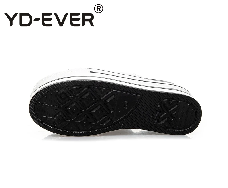 YD EVER 9 см из кожи для женщин Босоножки на платформе Сандалии танкетке лето