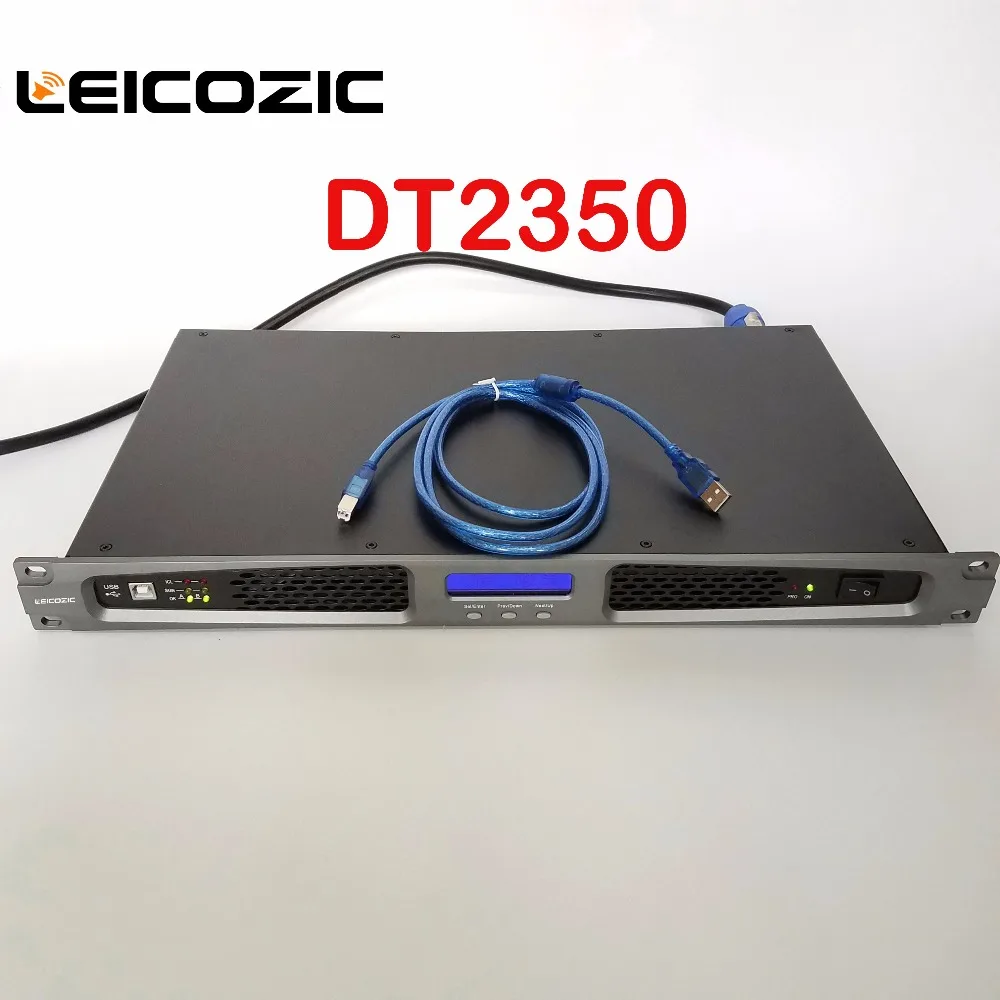 Leicozic DT2350 Pro цифровой усилитель класса d монтируемый в стойку импульсный источник питания усилитель 350 Вт RMS 550 Вт усилитель мощности цифровой