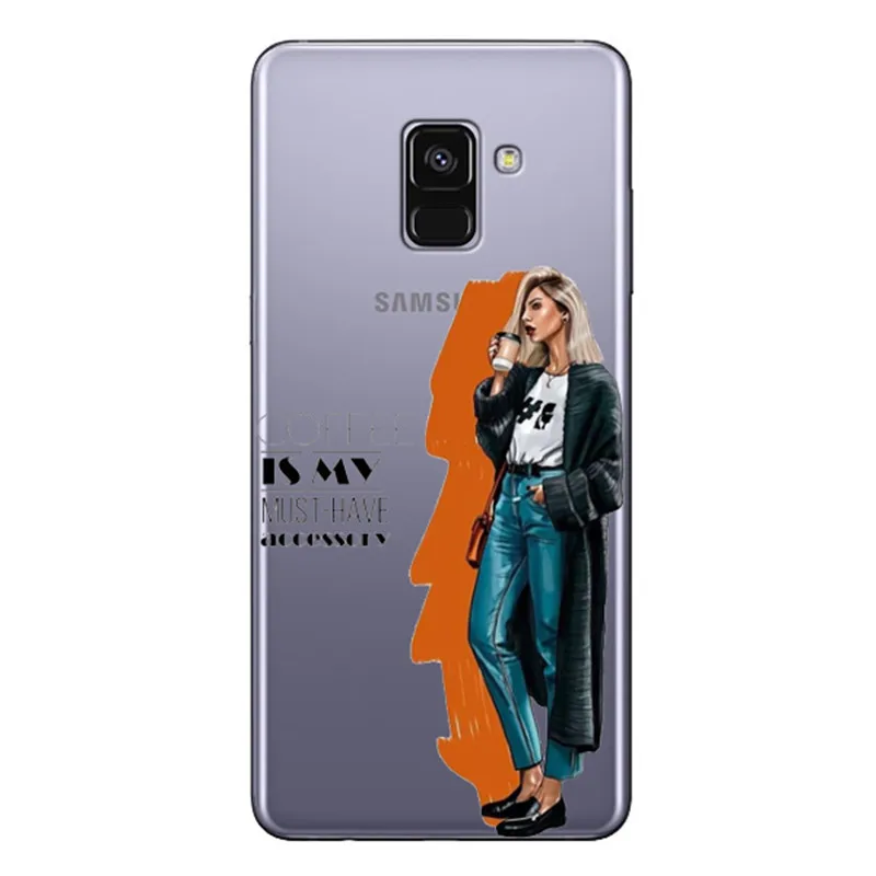 TPU Goddess/туфли VOGUE арт платье принцессы для девочек; женская обувь boss кофе чехол для телефона из мягкого силикона ТПУ с рисунком аксессуары для телефона чехол для samsung S6/7/8/9 плюс край - Цвет: TPU
