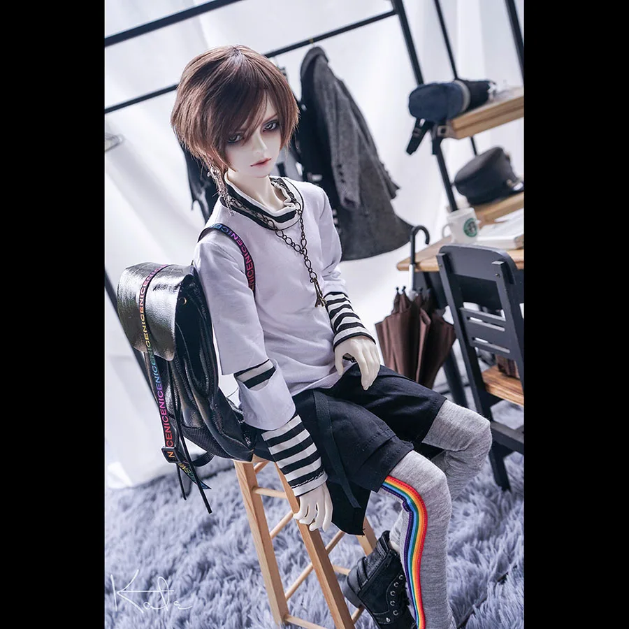 BYBJDHOME декабря BJD SD куклы комплект одежды Белый Черный сочетающаяся одежда коллекция настраиваемый размер костюм