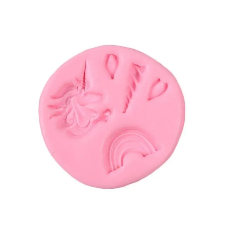 Единорог Лошадь жидкие силиконовые формы спиральные Угловые Инструменты для