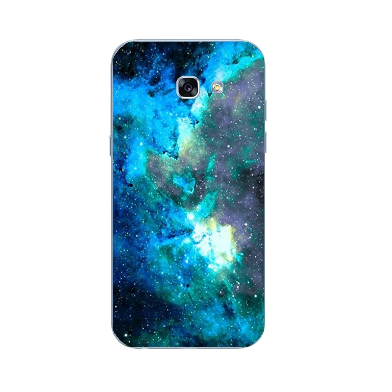 9174 18 Для samsung Galaxy A7 TPU чехол для телефона для A320 A520 A720 оболочка прозрачная для A3 A5() Задняя крышка блестящая Звезда узор - Цвет: 9174 18