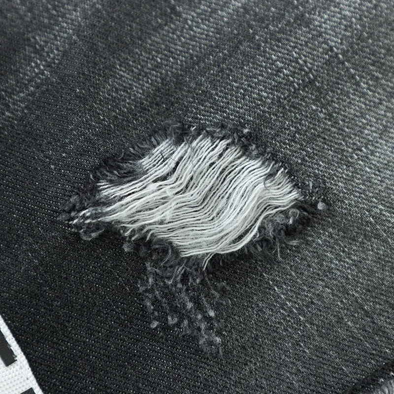 Женские джинсовые шорты с дырками SEMIR разноцветные из джинсовой ткани надписью