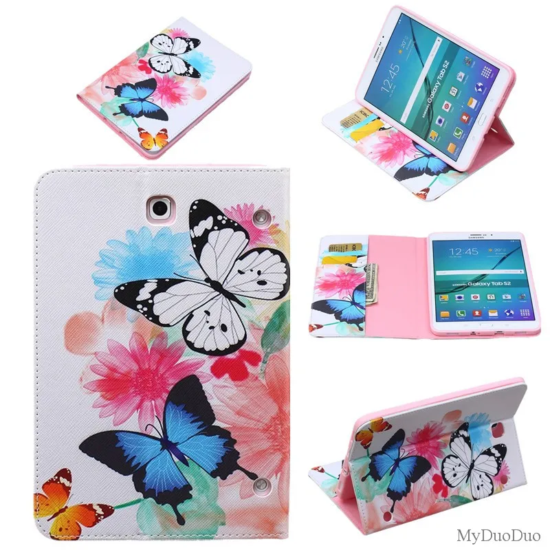 Чехлы книжки из искусственной кожи с подставкой и рисунком Совы медведя для Samsung