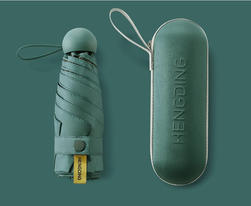 Мини-капсула зонтик пятискладной солнцезащитный анти-УФ UPF50+ Зонт parapluie складной женский Карманный Зонт для женщин