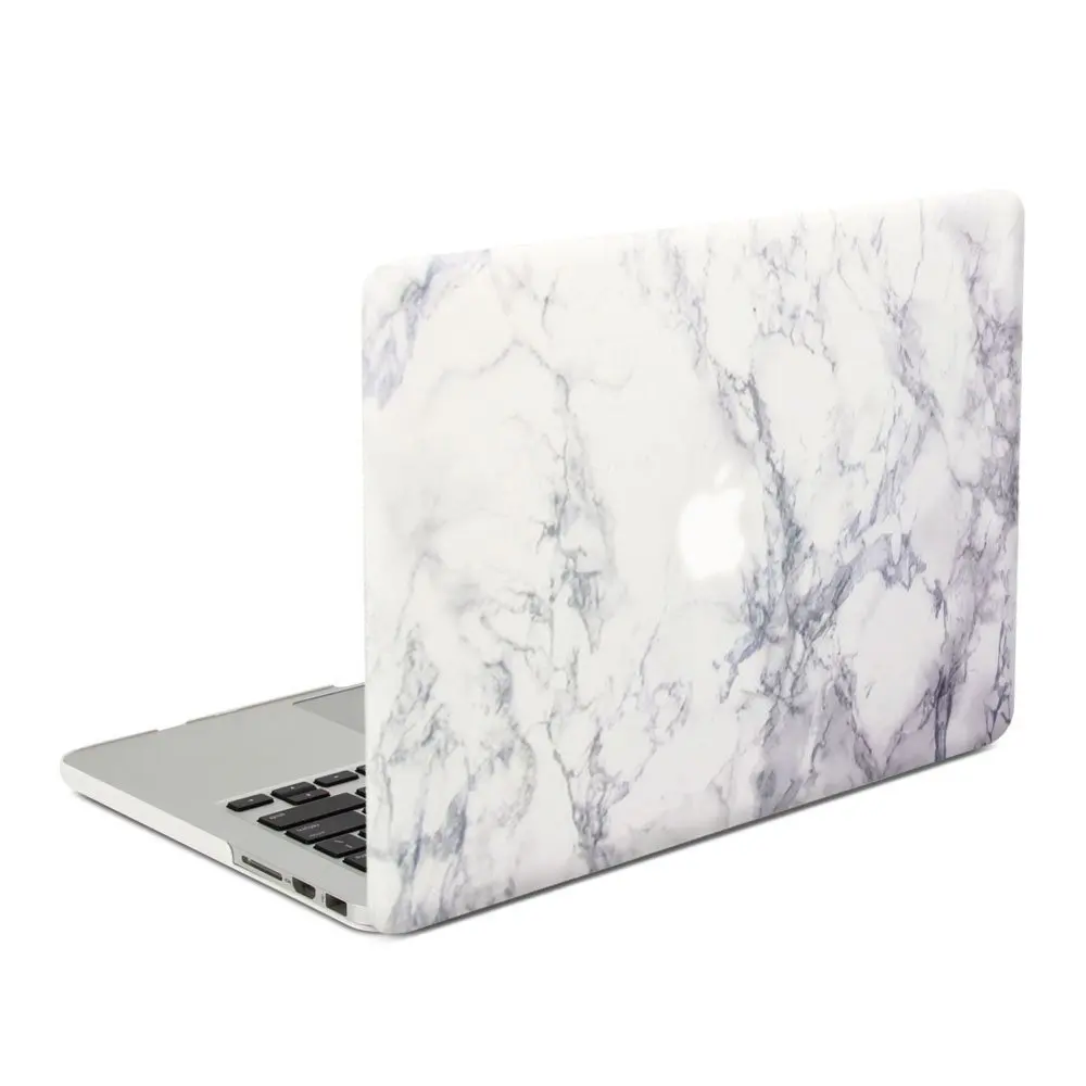 Новый жесткий чехол POSEIT с белым мрамором клавиатурой для Macbook Pro 13 15 Retina Air 11 12