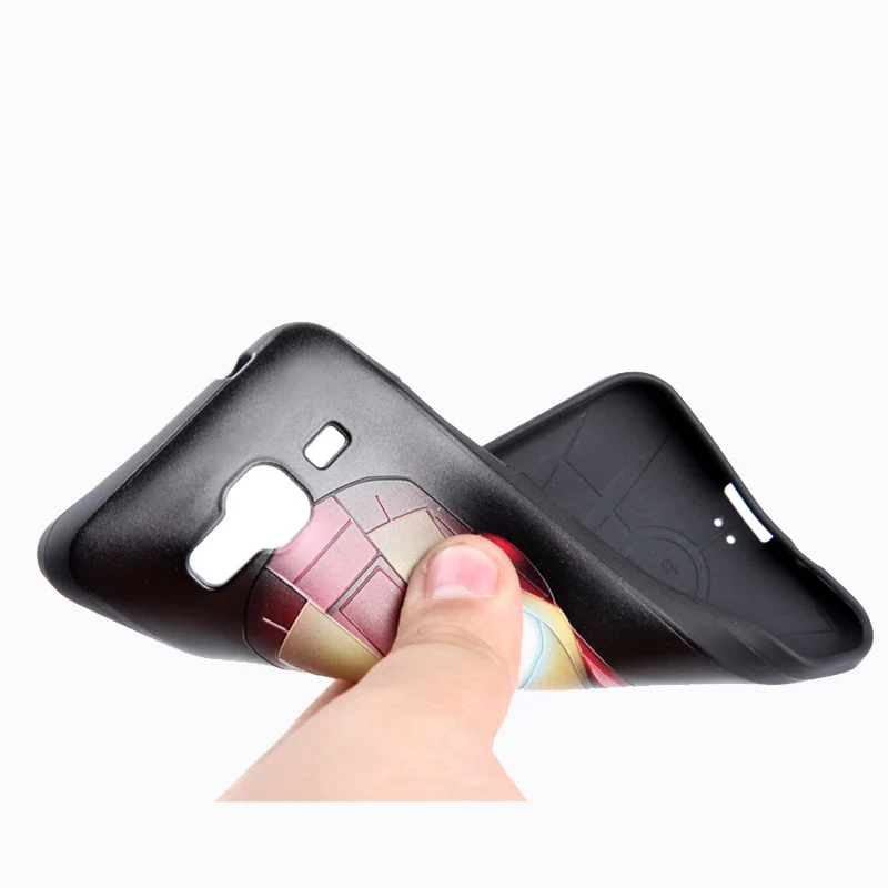 Для Samsung Galaxy J3 2016 J320 Case 5.0 дюймов 3D Рельефа Живопись Мягкая Силиконовая Задняя
