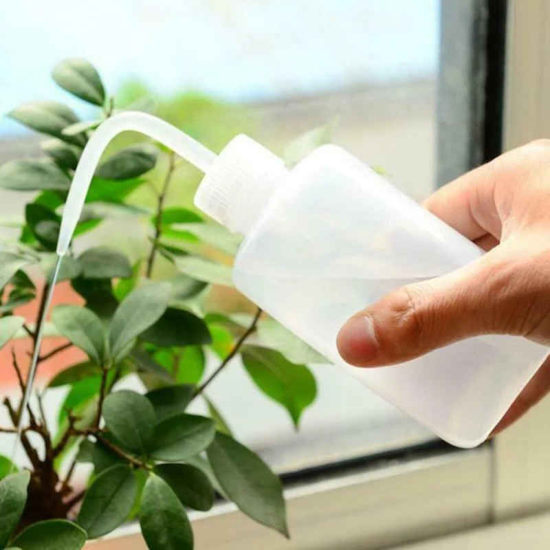 

250/500ML Practical Garden Plant Beak Dropper Plastic Green Bottle Watering Kettle Potted Plants Flower Gardening Tool Bottles