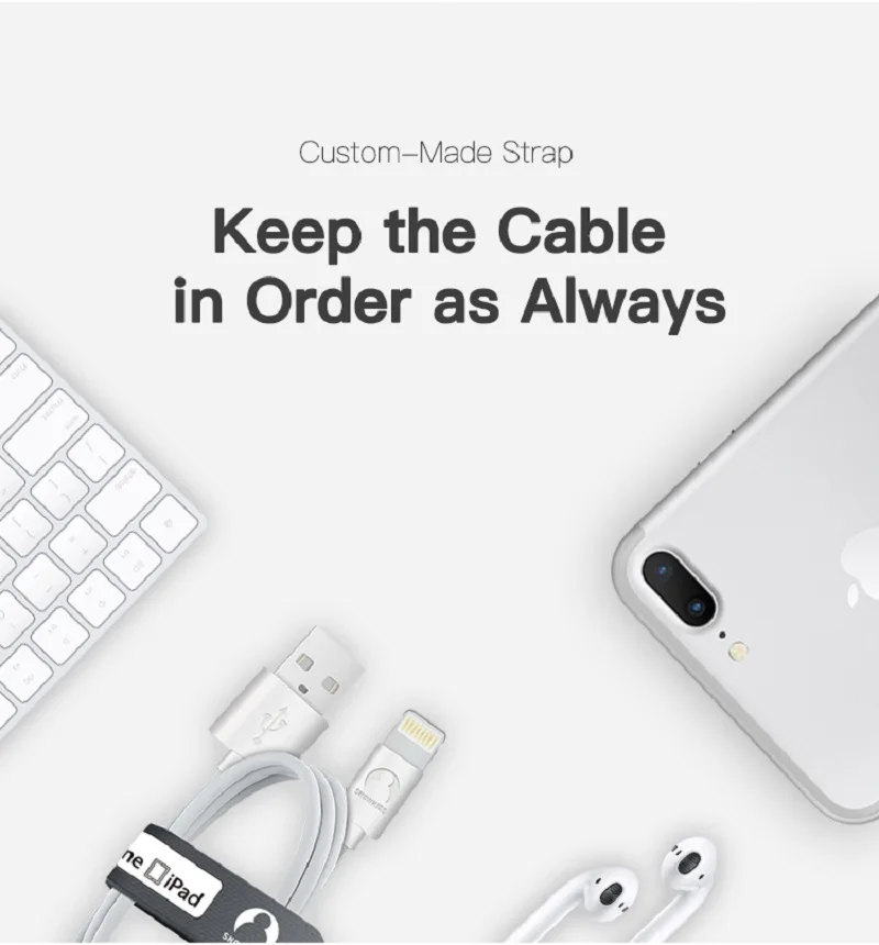 Snowkids MFi кабель для Lightning-USB кабель синхронизации данных зарядное устройство для iPhone 11X8 7 6 5 XR XsMax iPad iPod Upto iOS13