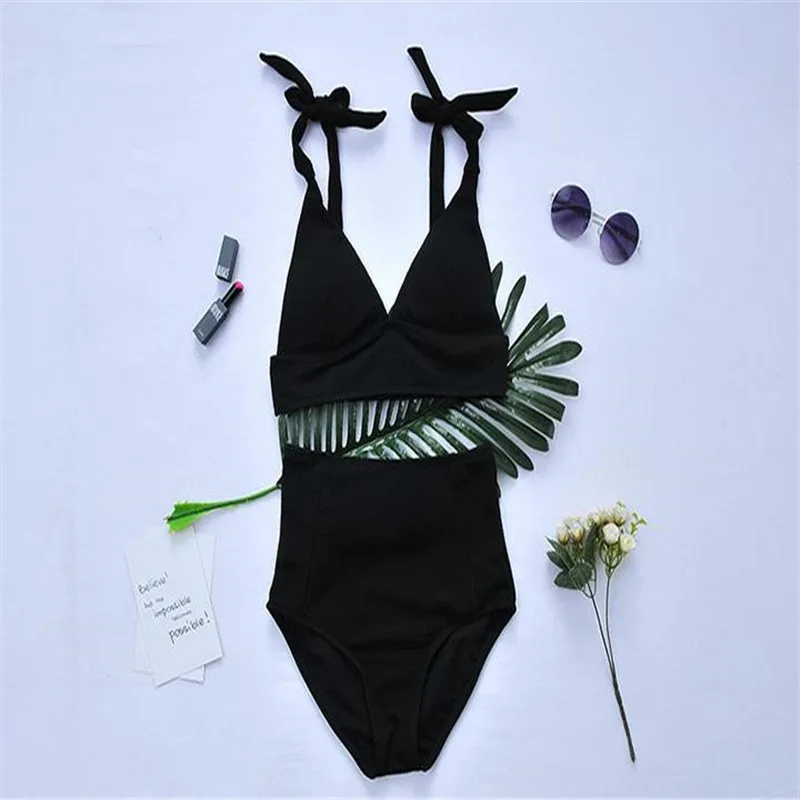New sexy high waist bikini triangle two sets of women's swimsuit 2017 popular style |
