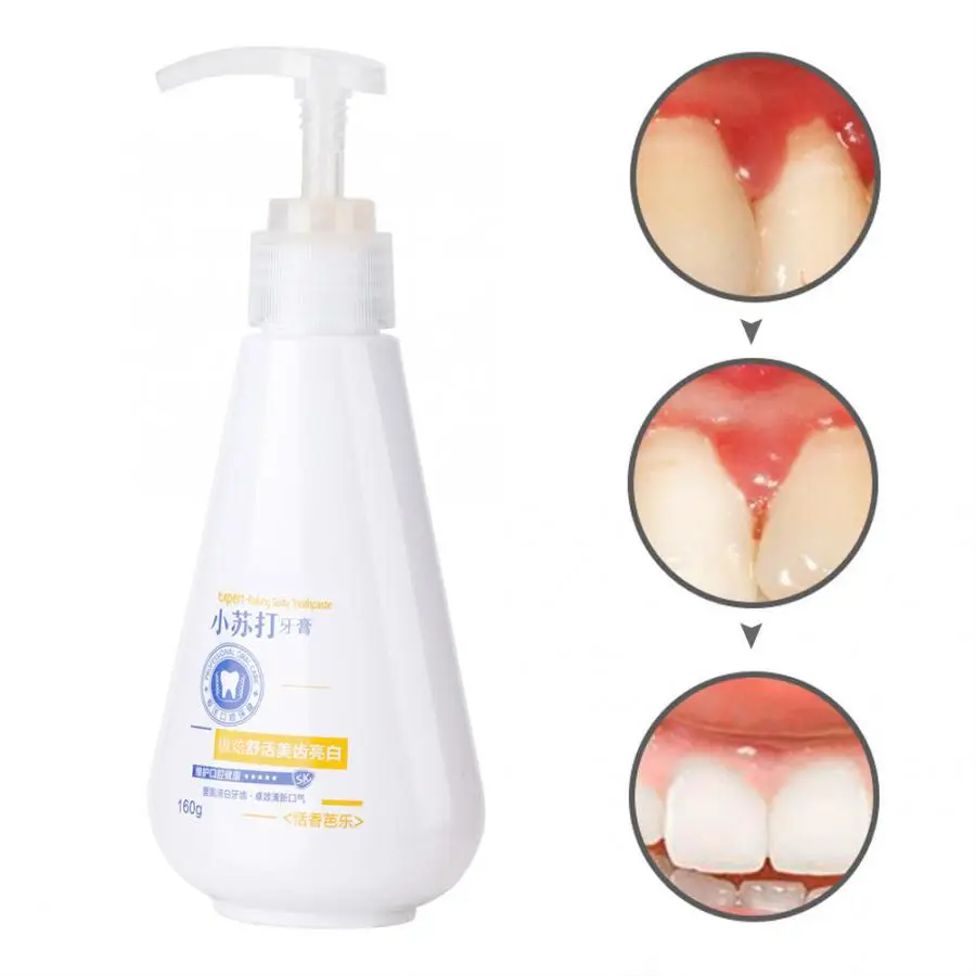 Отбеливающая зубная паста для отбеливания зубов сода насос ремонта зубной пасты