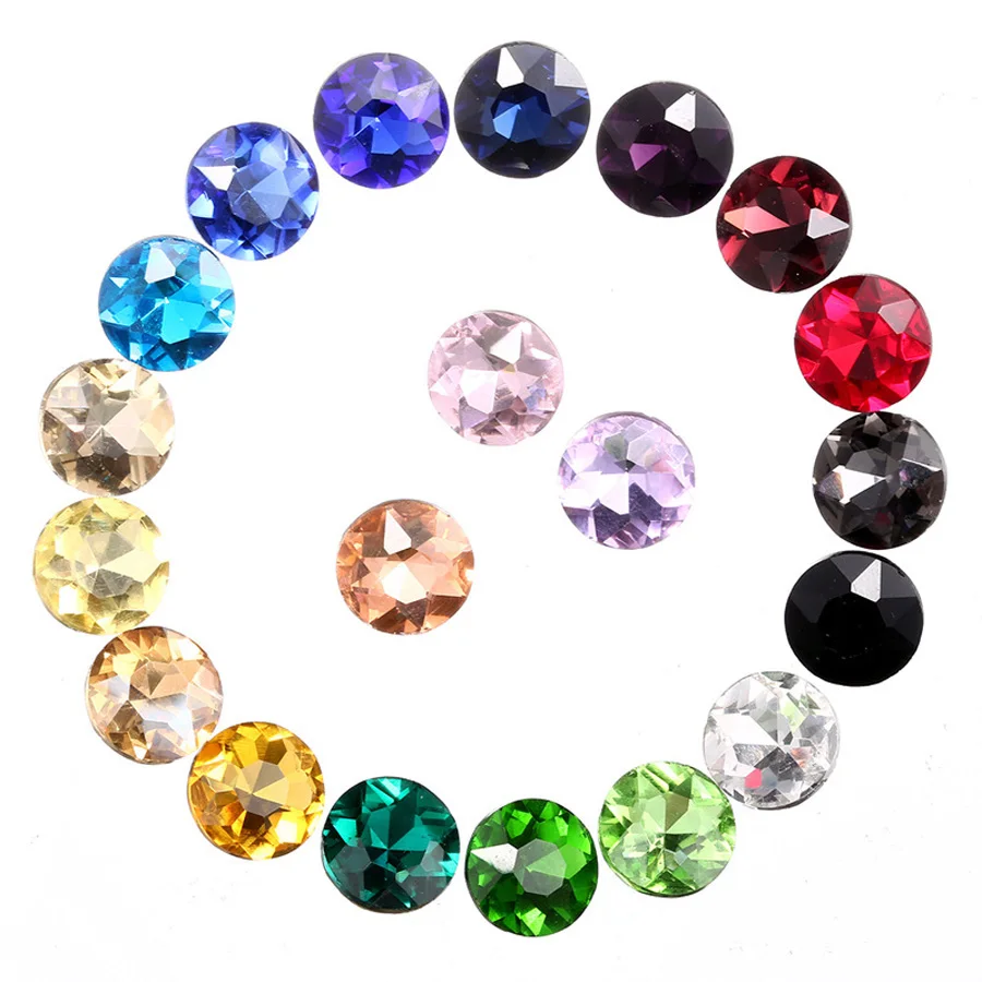 

Sewing Rhinestone 20pcs 30pcs Shine Sew on Crystal Stone Pointback Glass Stone for Clothing Shoes Bags Wedding Dresses