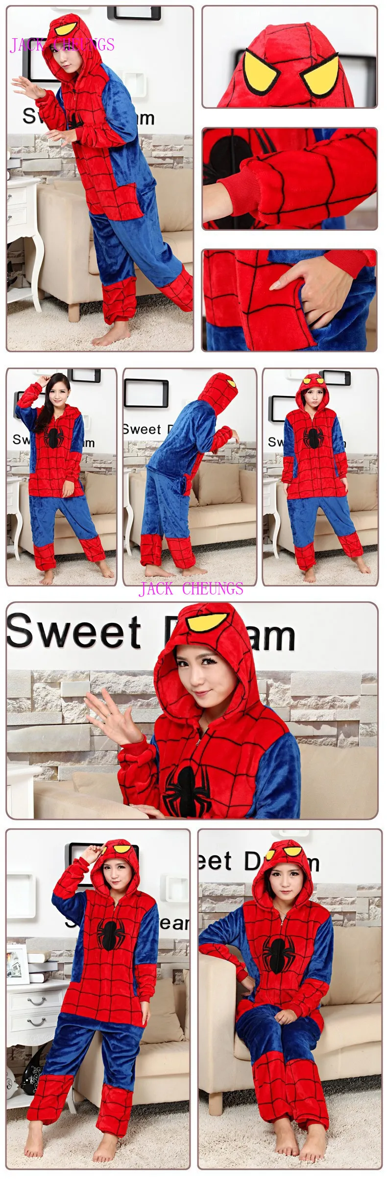 Пижама для косплея с жирафом, Костюм кигуруми с изображением животных Капитана Америки, комбинезон с коровой, пижама с героями, унисекс, пижама с Бэтменом, Baymax