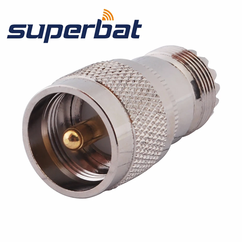 Superbat UHF адаптер PL259 Штекерный разъем для SO239 прямой раций|plug male|plug male femaleplug t |