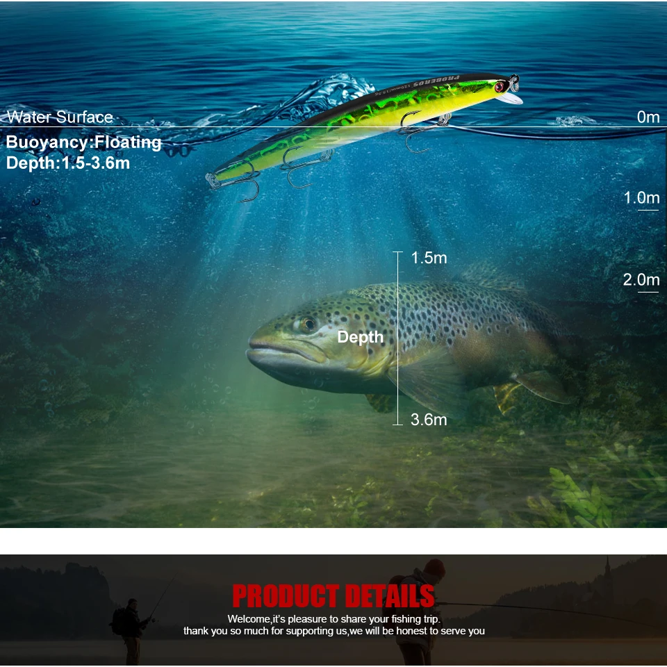 PROBEROS Bassbait 10 цветов для доставки прикорма и оснастки 5 шт./лот гольян приманки 13 г-0