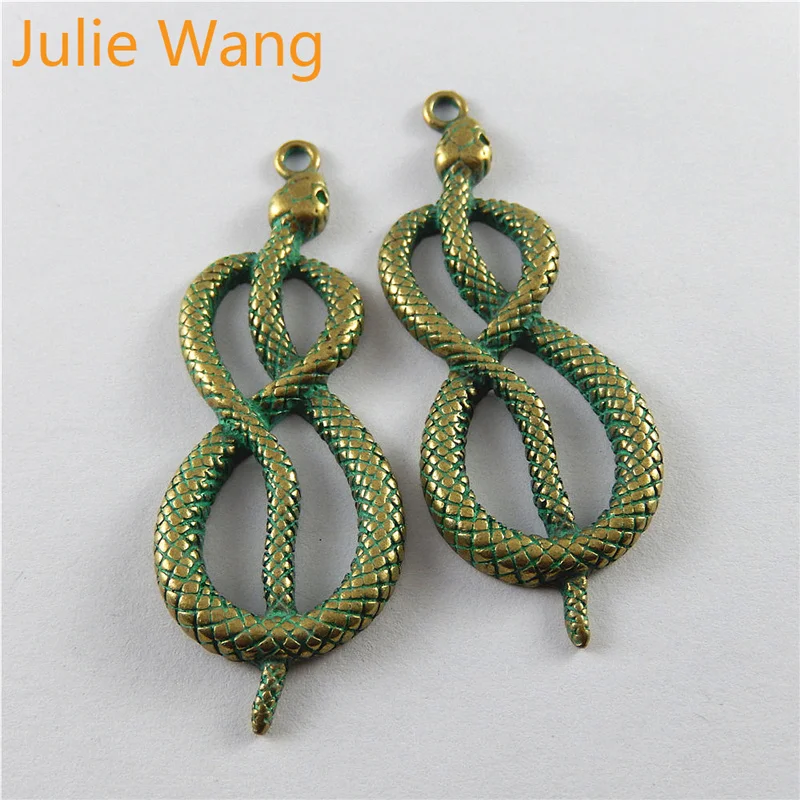 Julie Wang 10 шт. цинковый сплав винтажные античные бронзовые креативные подвески в