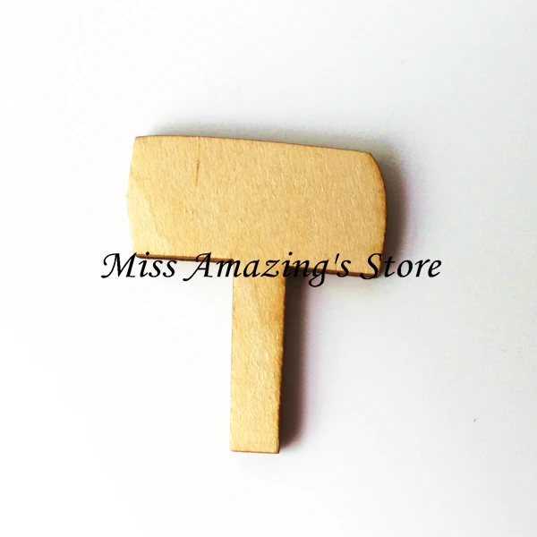 (10 шт./лот) деревянные миниатюрные сказочные садовые знаки заготовки для