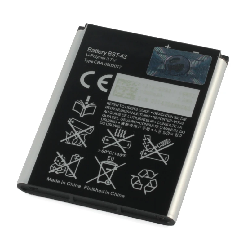 Оригинальный аккумулятор большой емкости для телефона Sony Ericsson WT13I U100 U100i J10 J20 J108