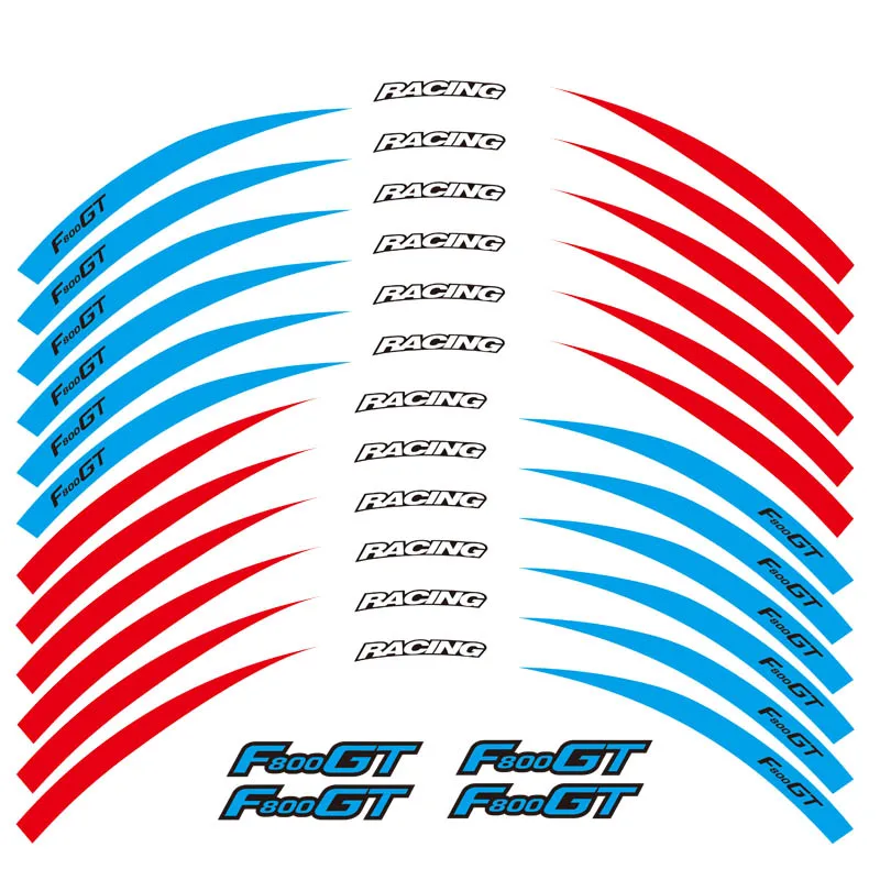 1 комплект Светоотражающие Водонепроницаемые наклейки на обод колеса для