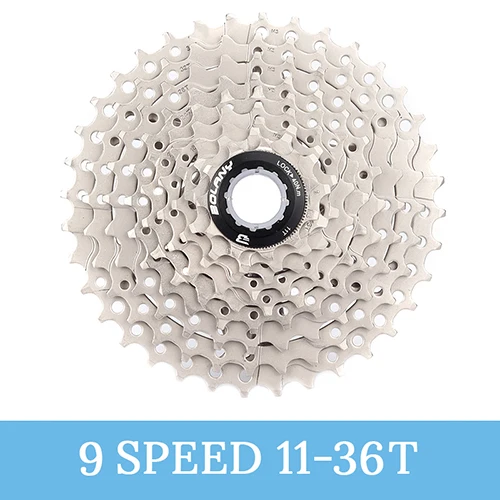 9Speed 11-36T Кассета для велосипеда 8S 9S 10S 11 speed 11-25 11-28 11-32 11-36T велосипед дорога MTB свободного хода Cogs Звездочка совместима 105 R8000 R7 - Цвет: 9Speed 11-36T