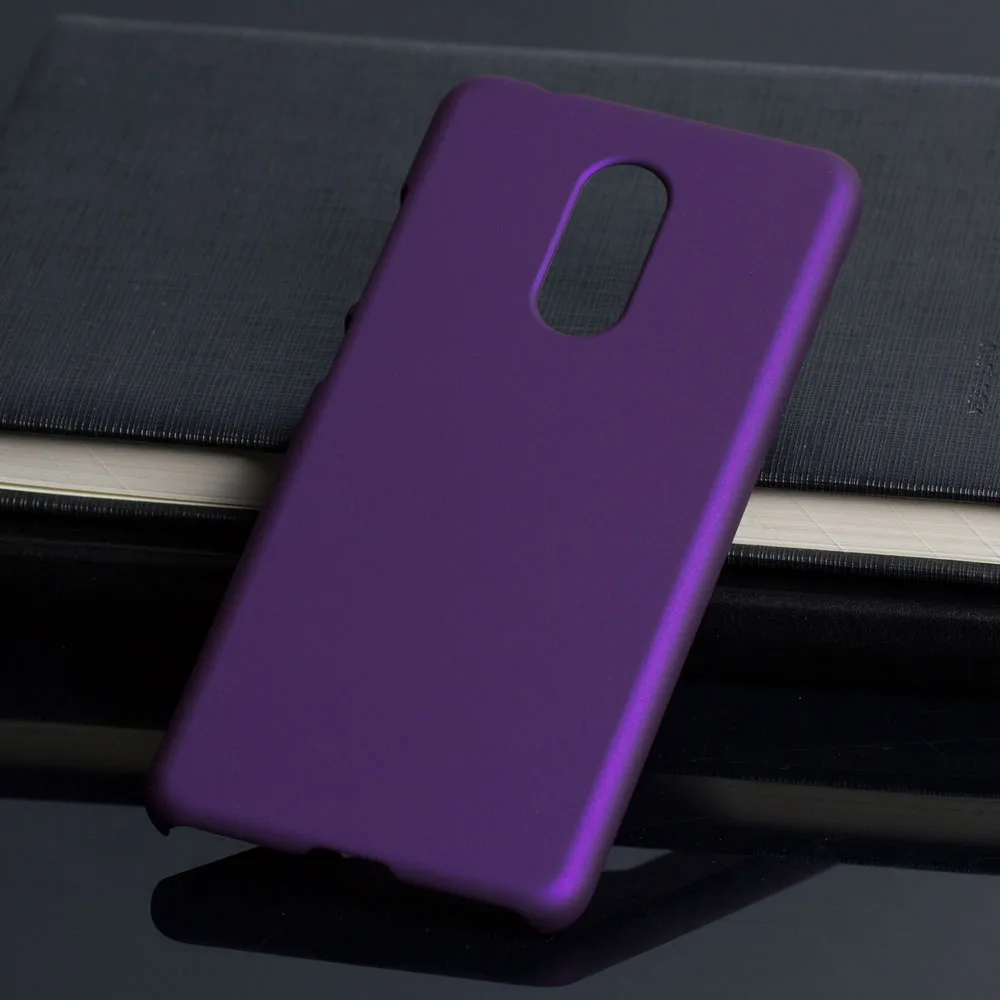 Матовая Пластик Coque 5.7For Xiaomi Redmi 5 чехол для Xiaomi Redmi 5 Redmi5 телефона чехол-лента на заднюю панель - Цвет: Purple