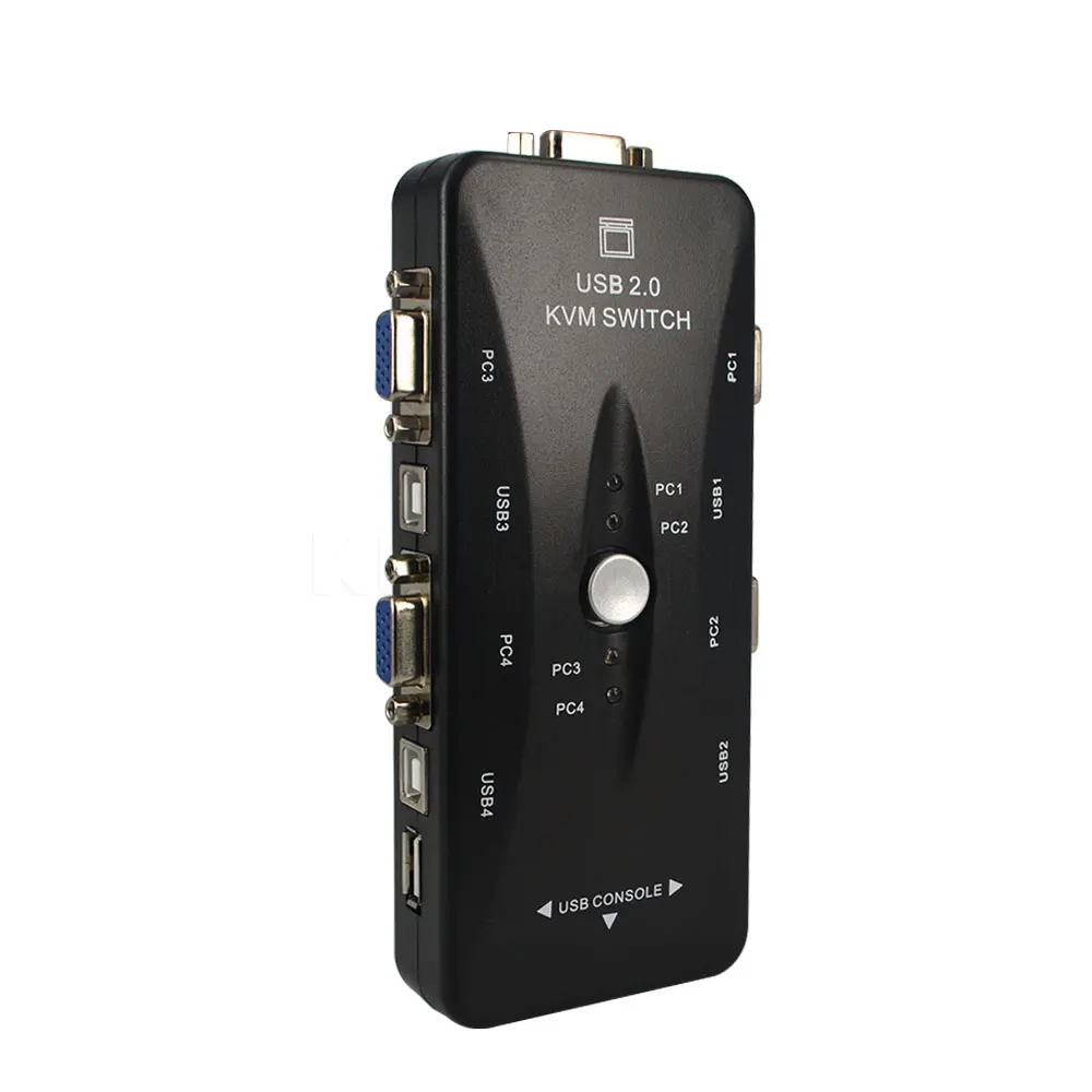 1 компл. 4 квм переключателя и концентратор порта USB 2 0 адаптер VGA/детской розетки