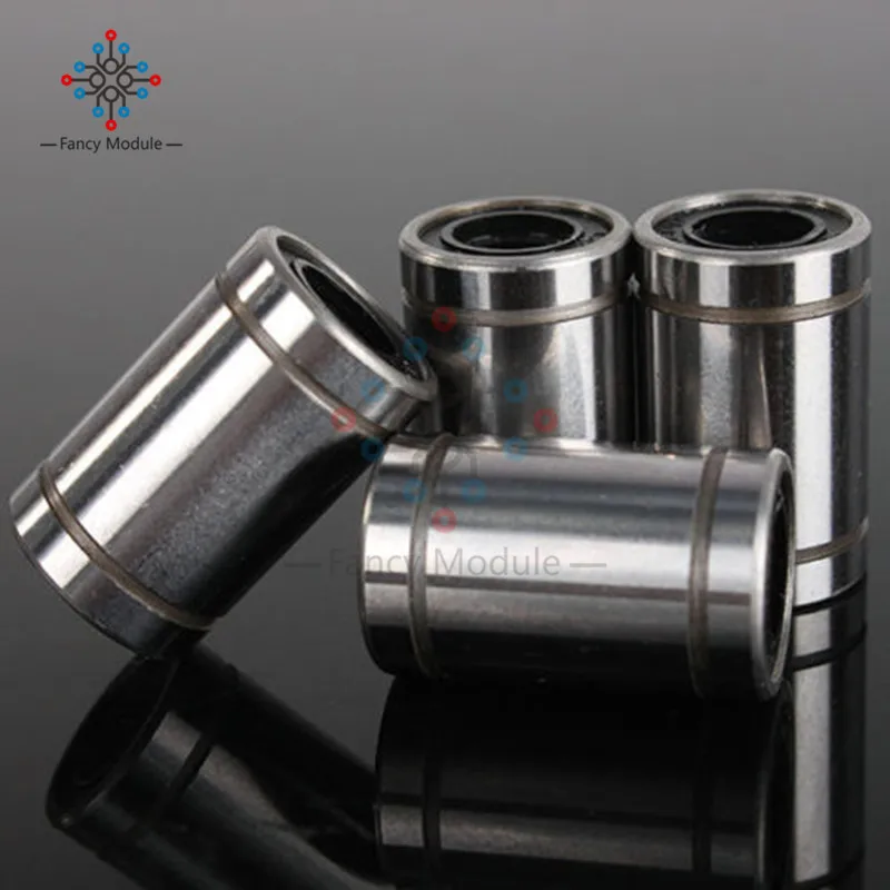5PCS LM8UU Ball Bearings 8mm Bushing 3D Printers Parts Rail Linear Long Rod Shaft Part 8mm*15mm*24mm Aluminum Bush | Инструменты
