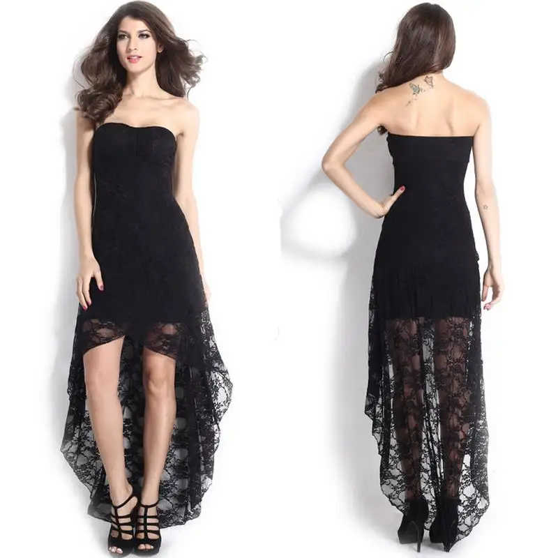 Sexy woman's dovetail dress sexy wrapped chest bag hips slim solid color fashion leisure G42 | Женская одежда