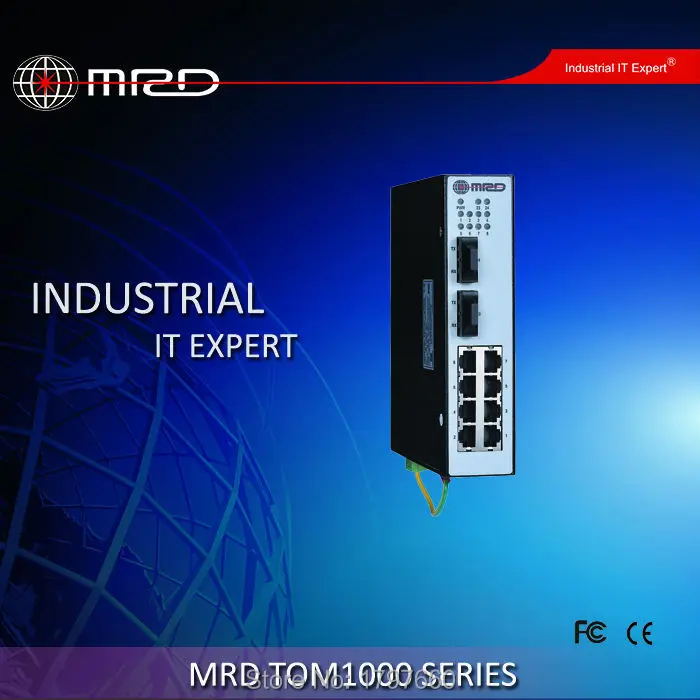 MRD TOM1000 Series Switch Unmanaged 8 100M TX ports +2 fixed Gigabit optical TOM1000-ALD2008G2-13-15 | Компьютеры и офис