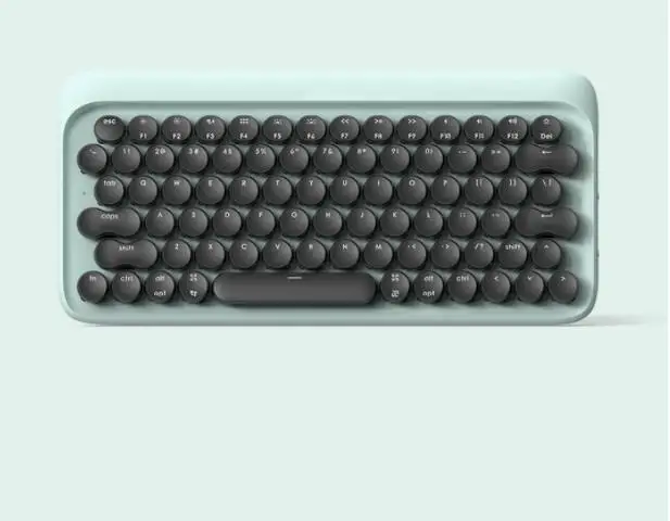 Xiaomi Lofree Dot Bluetooth механическая клавиатура Bluetooth 3,0 беспроводное соединение Совместимо с Android/IOS/MAC/Windows - Цвет: blue