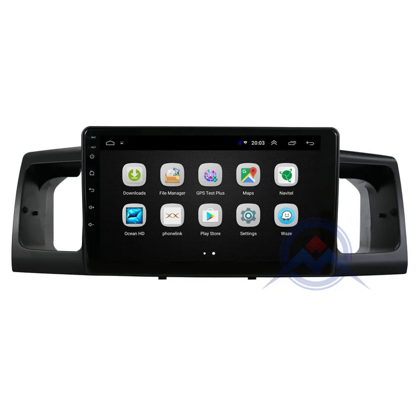 ZOHANAVI Android 8,1 2.5D мультимедийная система для TOYOTA Corolla E120 BYD F3 Радио DVD gps с управлением рулевого колеса