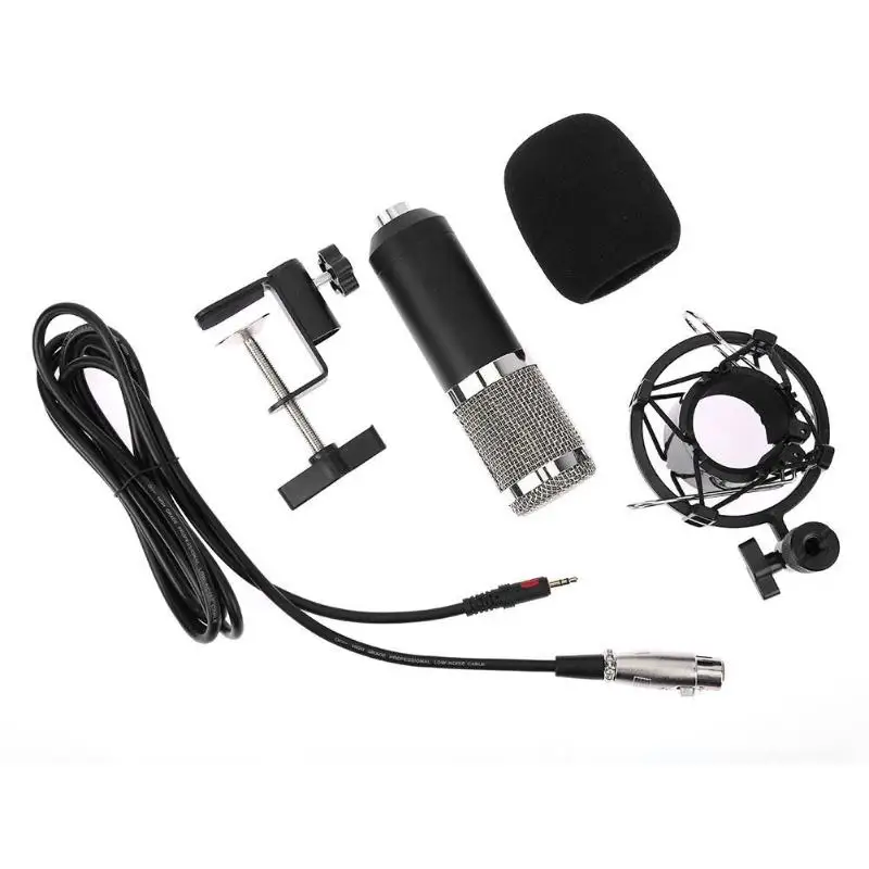 BM-800/700 караоке студия Cardiod конденсатор микрофон Запись музыки микрофон для ПК ноутбук запись KTV пение