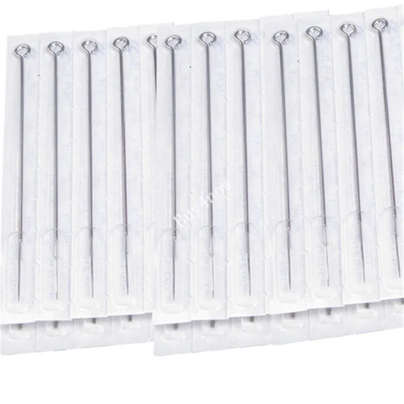 Акция! 100 шт. одноразовые стерильные иглы для тату-машинки разных размеров