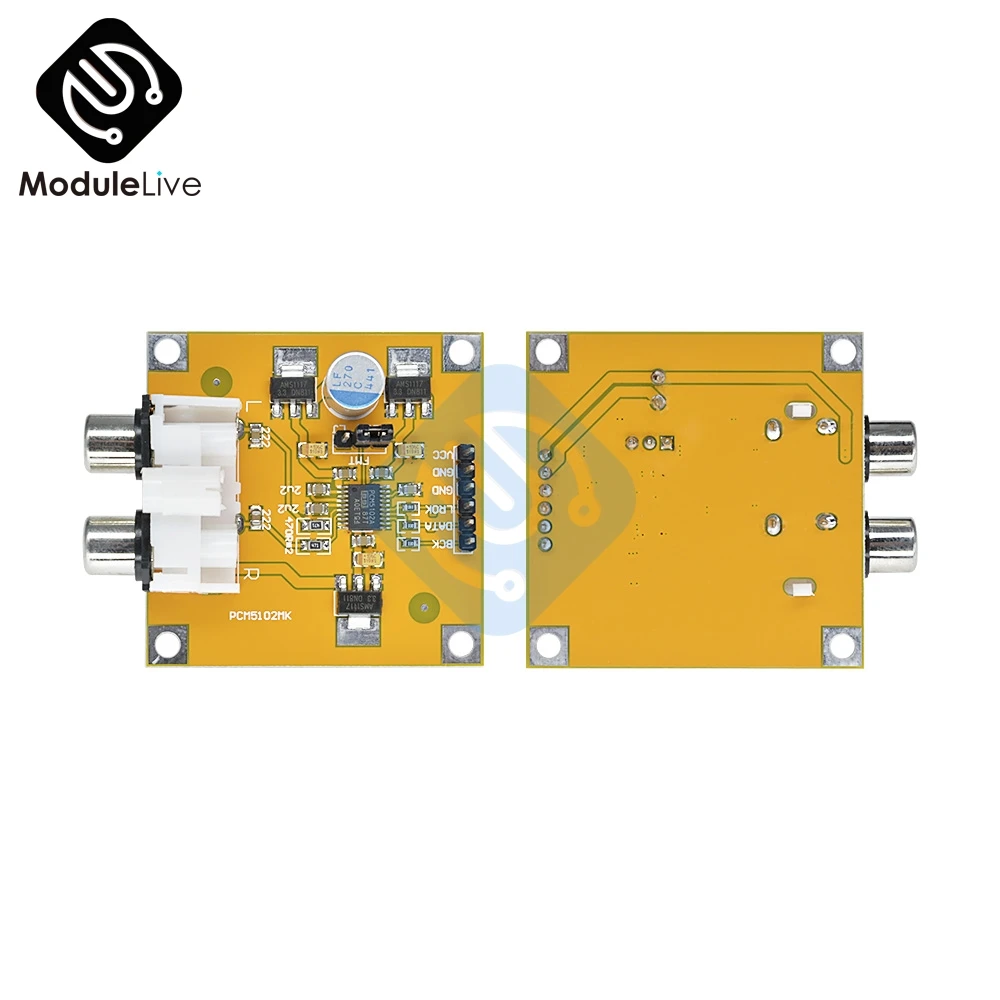 ЦАП декодер PCM5102 I2S плеер собранная плата 32 бит 384K за пределами ES9023 PCM1794 для Raspberry