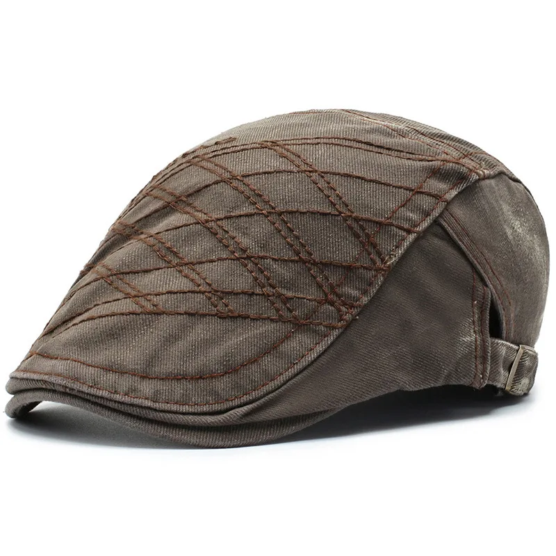 Fashion Spring Summer Jeans Hats for Men Women High Quality Casual Unisex Denim Beret Caps OutDoors Flat Sun Cap for Cowboy