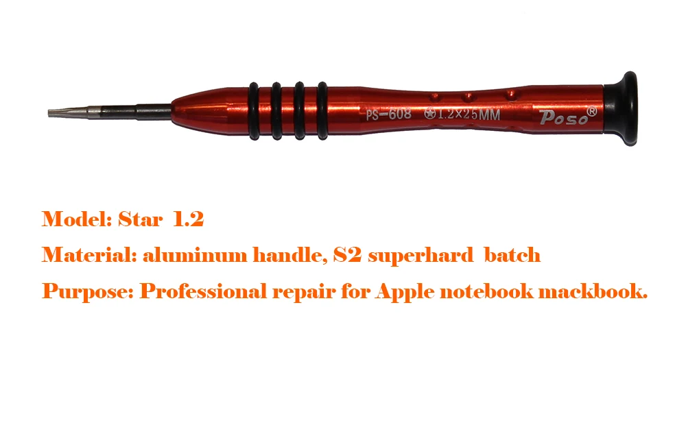 Precision Pentalobe 5 point star Torx 1 2 отвертка для ремонта телефона apple iphone mackbook air notebook сотовый