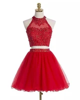 bealegantom 2019 red short prom dresses appliques beaded evening party gowns homecoming graduation dress qa1567