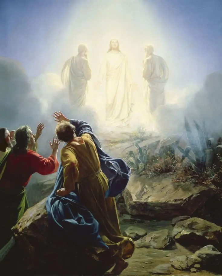 

HOT SALE-Christian Jesus Christ decor art - Carl Heinrich Bloch Transfiguration of Jesus print art painting on canvas
