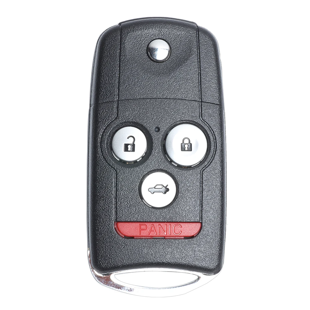 Keyecu Флип дистанционный брелок 4 кнопки 313,8 МГц ID46 чип для Acura MDX RDX 2007-2012 FCC ID: N5F0602A1A