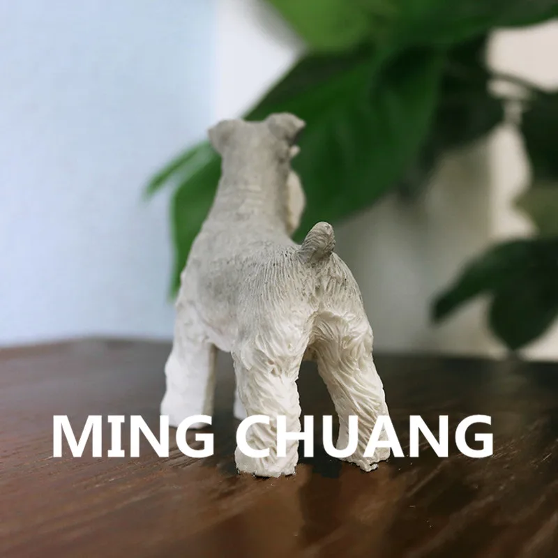 Симпатичная имитация щенка статуя терьера группа Standard шнаузер не Спортивные