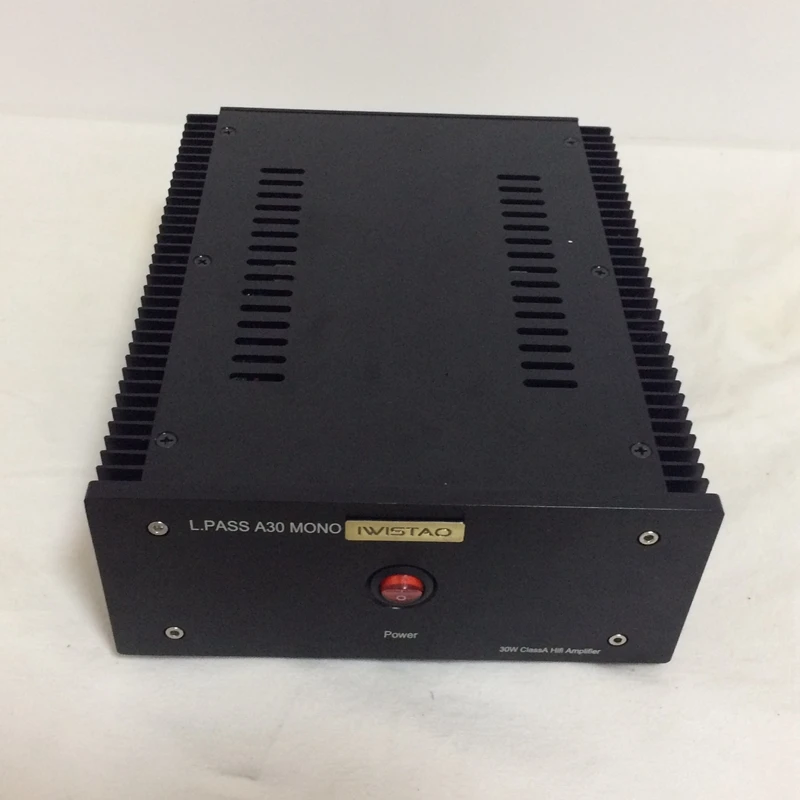 1 шт. IWISTAO HIFI усилитель 30 Вт Mono ClassA FET Одноцветный PassA30 весь алюминиевый корпус upc1237