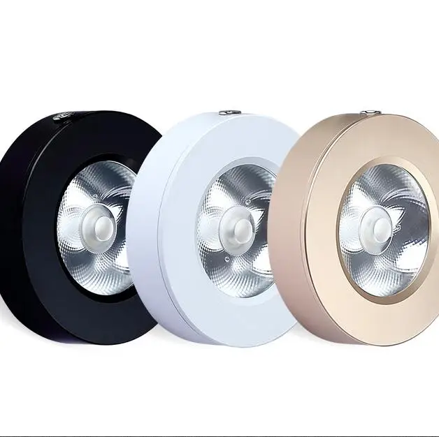 

Mini Surface Mount Led Downlight 3W 5W 220V lamp Ultrathin Cob Spot Led Light lighting Ceiling Home Cabinet Wardrobe